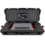 Mishimoto Universal Carbon Fiber Intercooler - Gloss Tanks - 600mm Black Core - C-Flow - BL V-Band