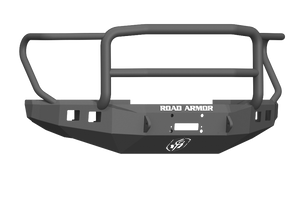 Road Armor 17-20 Ford F-250 Stealth Wide Fender Front Winch Bumper w/Lonestar Guard - Tex Blk