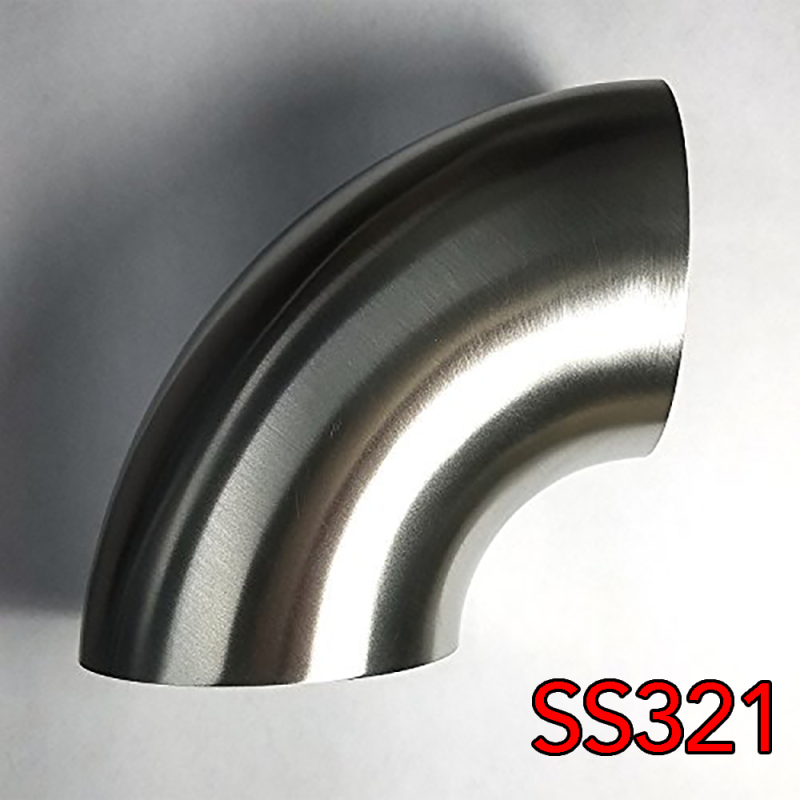 Stainless Bros 2in SS321 90 Degree Mandrel Bend Elbow 1D - 16GA/.065in Wall - No Leg
