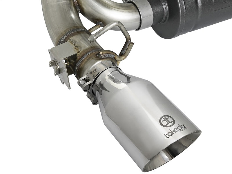 aFe Takeda 3in 304 SS Axle-Back Exhaust System w/ Polished Tip 16-18 Ford Focus RS 2.3L (t)