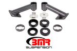 BMR 15-17 S550 Mustang Cradle Bushing Lockout Kit - Black Hammertone