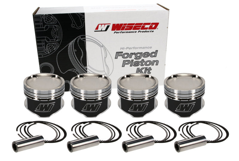 Wiseco Mitsubishi Turbo Forged Dish -17cc 86.25mm Bore 1.1378in CD Piston Kit