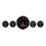 AutoMeter Gauge Kit 5 Pc. 3-3/8in. & 2-1/16in. Elec. Speedometer Designer Black