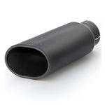 Banks Power Tailpipe Tip Kit - SS Obround Slash Cut - Black - 3.5in Tube - 4.38in X 5.25in X 13.38in