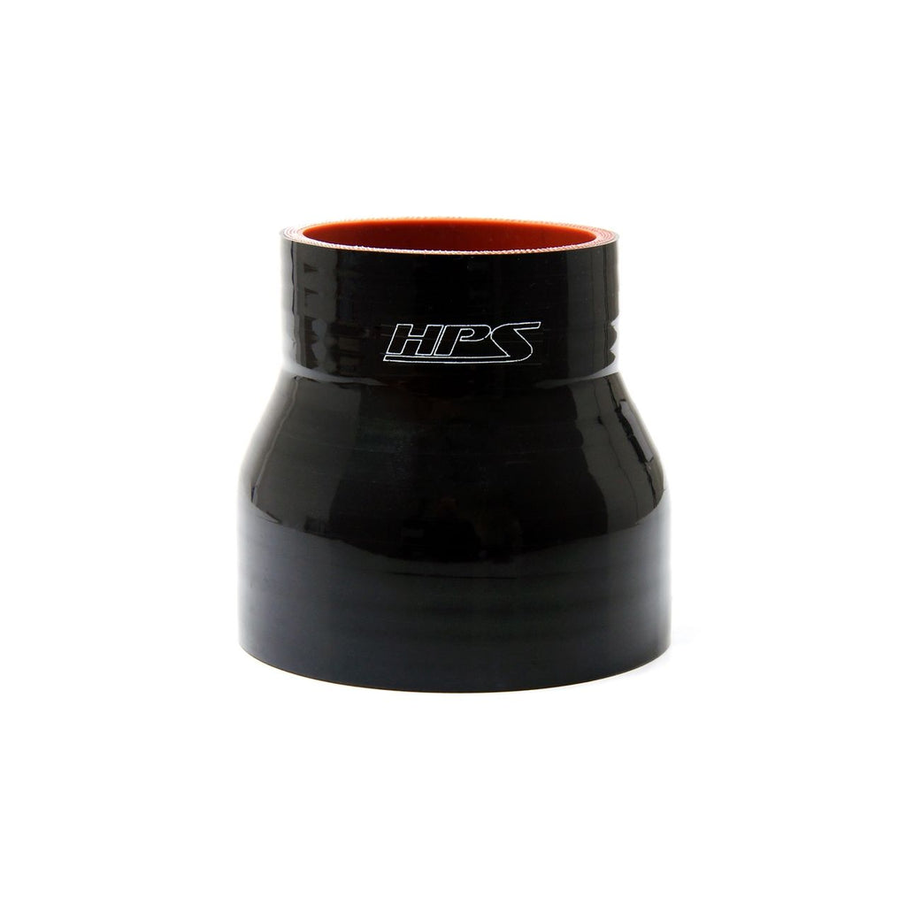 HPS Performance Silicone Reducer HoseHigh Temp Reinforced2-1/4" - 2-1/2" ID3" LongBlack