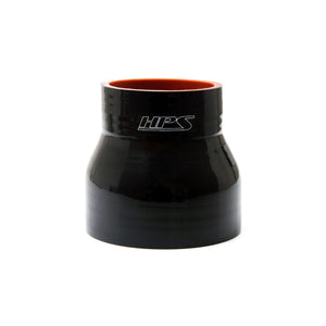HPS Performance Silicone Reducer HoseHigh Temp 4-ply Reinforced2-3/4" - 4" ID3" LongBlack