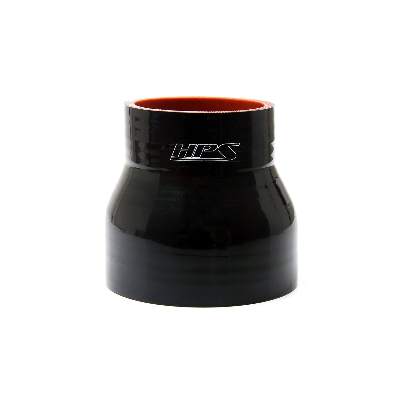 HPS Performance Silicone Reducer HoseHigh Temp 4-ply Reinforced3-1/2" - 4" ID3" LongBlack