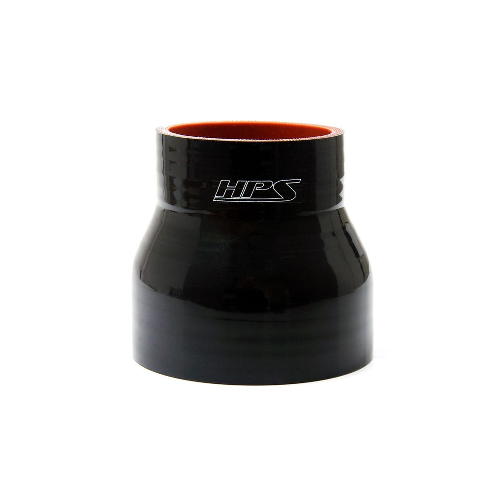 HPS Performance Silicone Reducer HoseHigh Temp 4-ply Reinforced2" - 2-1/8" ID3" LongBlack