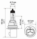 Hella Bulb 9007/Hb5 12V 65/55W Px29T T4625(2)