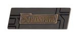 Akrapovic Brass sign badge