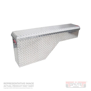 Westin/Brute Pork Chop Tool Box Pass Side 46in Wide - Aluminum