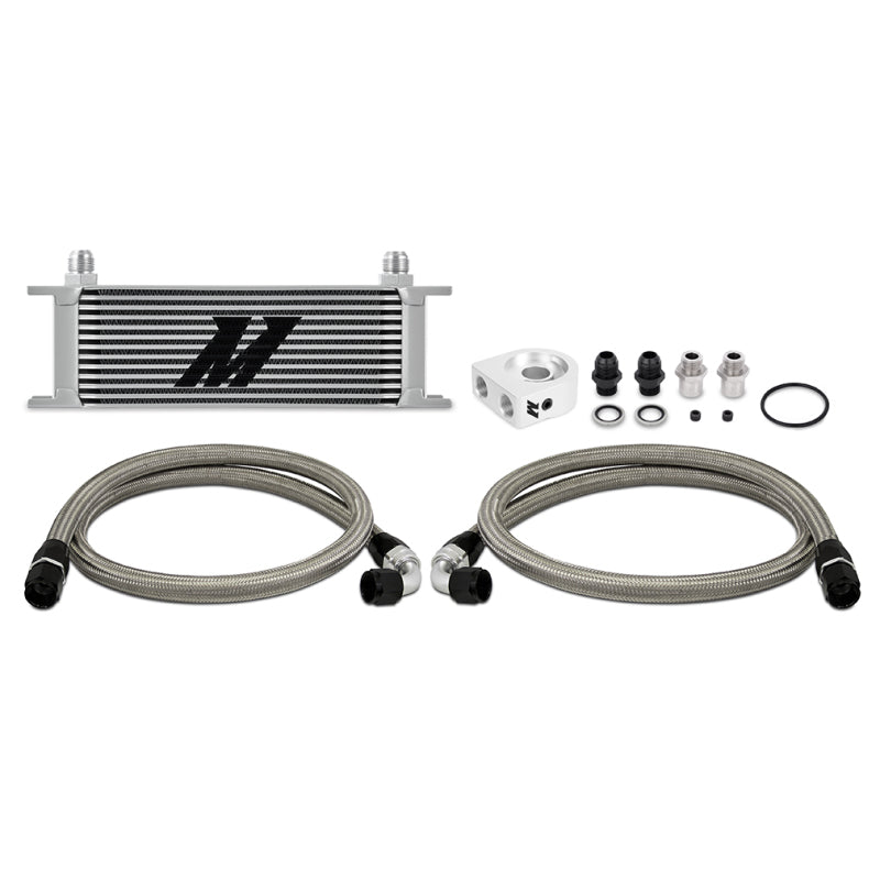 Mishimoto Universal 13 Row Oil Cooler Kit (Silver)