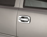 AVS 99-06 Chevy Tahoe (w/o Passenger Keyhole) Door Handle Covers (4 Door) 8pc Set - Chrome