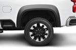 Bushwacker 2020 Chevrolet Silverado 2500 Extend-A-Fender Style Flares Rear 2pc - Black