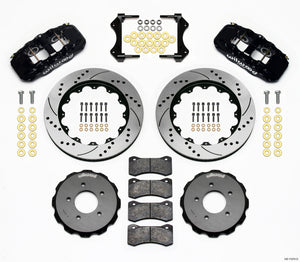 Wilwood AERO6 Front Hat Kit 14.00 Drilled 99-06 BMW E46