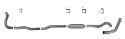 Diamond Eye KIT 4in CLAMP Turbo Back SGL AL: 89-93 DODGE CUMMINS 5.9L