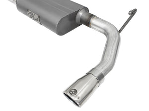 aFe Scorpion 2-1/2in Alum Steel Cat-Back Exhaust w/Pol Tip 07-18 Jeep Wrangler (JK) V6-3.6L/3.8L