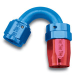 Russell Performance -12 AN Red/Blue 150 Degree Full Flow Swivel Hose End (With 1-1/8in Radius)