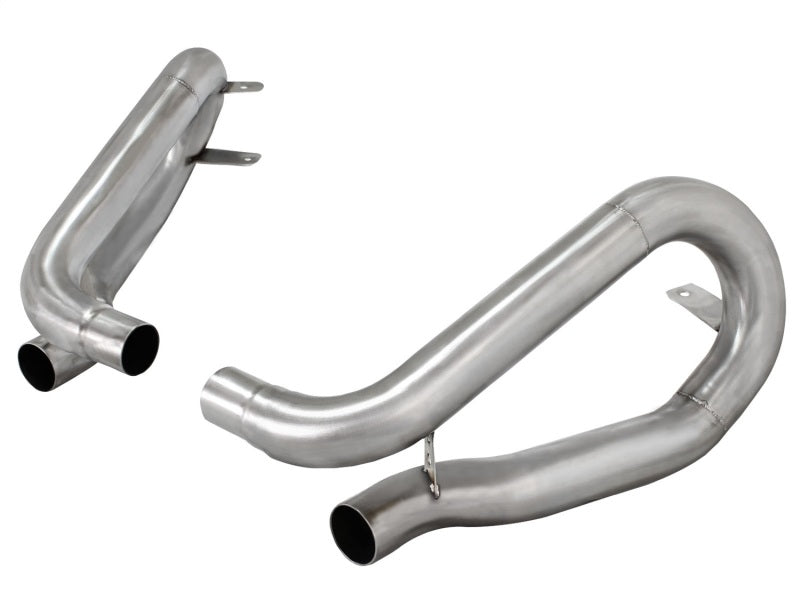 aFe Power MACHForce XP 2.5in Stainless Muffler Bypass 12-14 Porsche 911 (991) C2S 3.8L