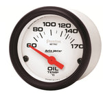 Autometer Phantom 2-1/16in 60-170 Deg F Electronic Oil Temperature Gauge
