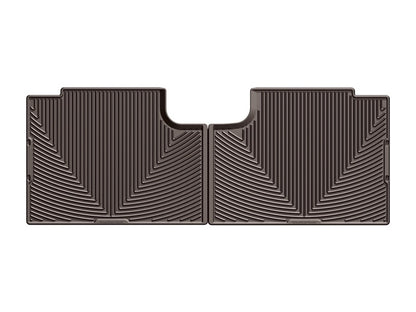 WeatherTech 2015+ Ford F-150 Rear Rubber Mats - Cocoa