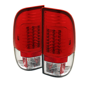 Spyder Ford F150 Styleside 97-03/F250 Version 2 LED Tail Lights Red Clear ALT-YD-FF15097-LED-G2-RC