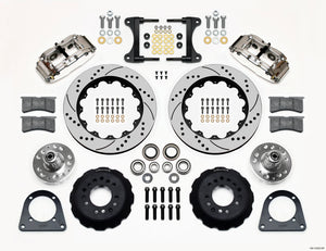 Wilwood Narrow Superlite 6R Front Hub Kit 14.00in Drill Pol TCI-IFS 71-78 (Pinto Based)