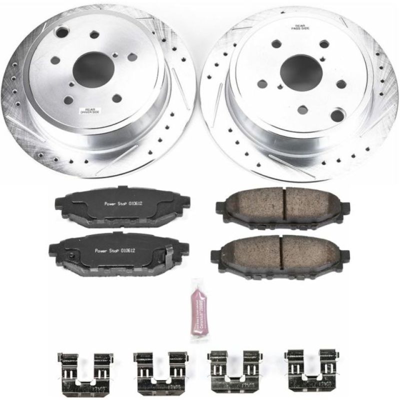 Power Stop 15-19 Subaru WRX Rear Z23 Evolution Sport Brake Kit