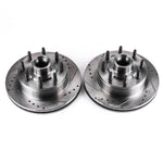 Power Stop 99-07 Ford E-350 Super Duty Front Drilled & Slotted Rotor - Pair