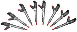 Exergy 11-19 Ford Power Stroke 6.7L Reman 45% Over Scorpion Injector - Set of 8