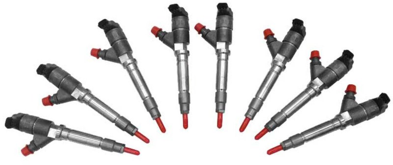 Exergy 11-16 Chevrolet Duramax 6.6L LML Reman 100% Over Injector - Set of 8