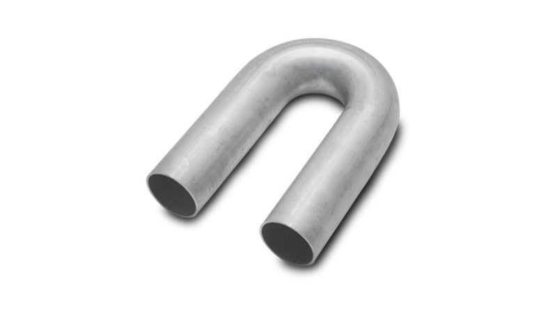 Vibrant 321 Stainless Steel 180 Degree Mandrel Bend 2.25in OD x 3.375in CLR 18 Gauge Wall Thickness