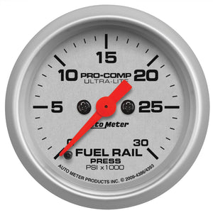 AutoMeter Gauge Rail Pressure (Ram 5.9L) 2-1/16in. 30Kpsi Digital Stepper Motor Ul