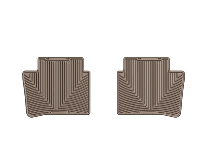 WeatherTech 07+ Nissan Versa Rear Rubber Mats - Tan