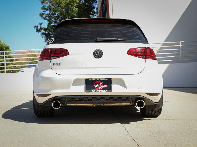 aFe MACHForce XP 3in-2.5in SS Exhaust Cat-Back 15-17 Volkswagen GTI (MKVII) L4-2.0L (t) - Polished