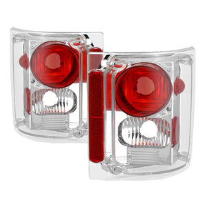 xTune Chevy Suburban 73-91 Euro Style Tail Lights - Chrome ALT-JH-CCK73-C