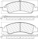 StopTech 08-20 Cadillac Escalade Front Truck & SUV Brake Pad