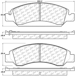 StopTech 08-20 Cadillac Escalade Front Truck & SUV Brake Pad