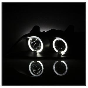 Spyder BMW Z3 96-02 Projector Headlights LED Halo Black High H1 Low H1 PRO-YD-BMWZ396-HL-BK