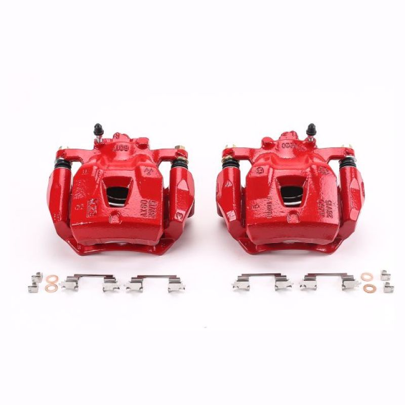 Power Stop 97-01 Lexus ES300 Front Red Calipers w/Brackets - Pair