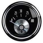 Autometer Prestige Series 52mm 0-100 PSI Short Sweep Electronic Oil Pressure Gauge