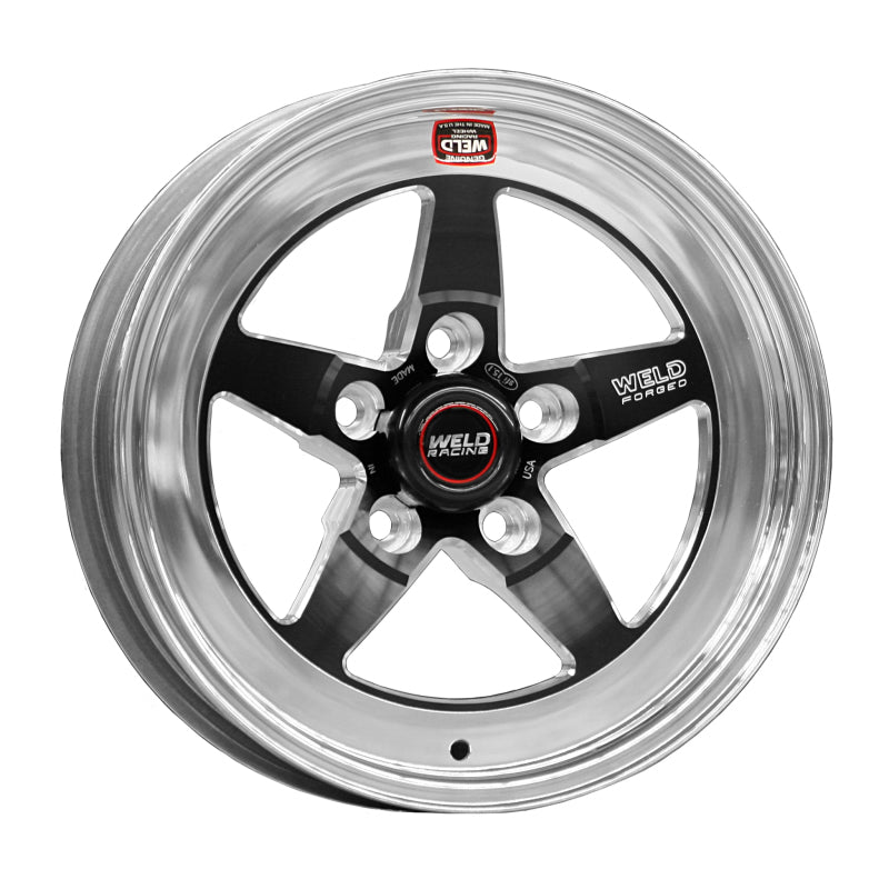 Weld S71 15x10.33 / 5x4.5 BP / 5.5in. BS Black Wheel (Medium Pad) - Non-Beadlock