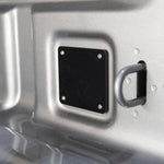 BuiltRight Industries 2020 Jeep Gladiator Bed Plug Plate Cover (Alum) - Black