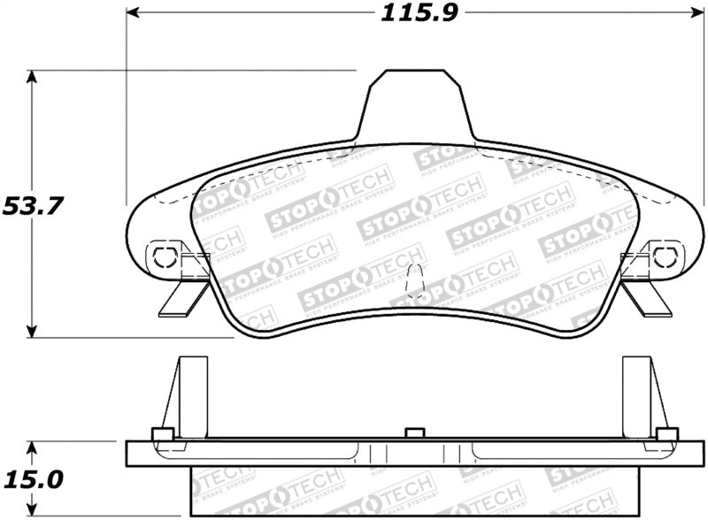 StopTech Street Brake Pads