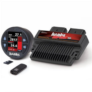 Banks 08-10 Ford F-250/F-350/F-450 6.4L Six-Gun Diesel Tuner w/ iDash-1.8 DataMonster