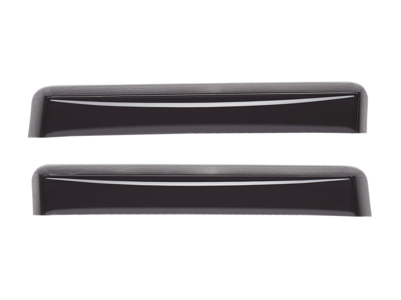 WeatherTech 09-13 Infiniti FX Rear Side Window Deflectors - Dark Smoke