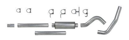 Diamond Eye KIT 4in Catback Single AL: 94-97 FORD 7.3L F250/F350 PWRSTROKE