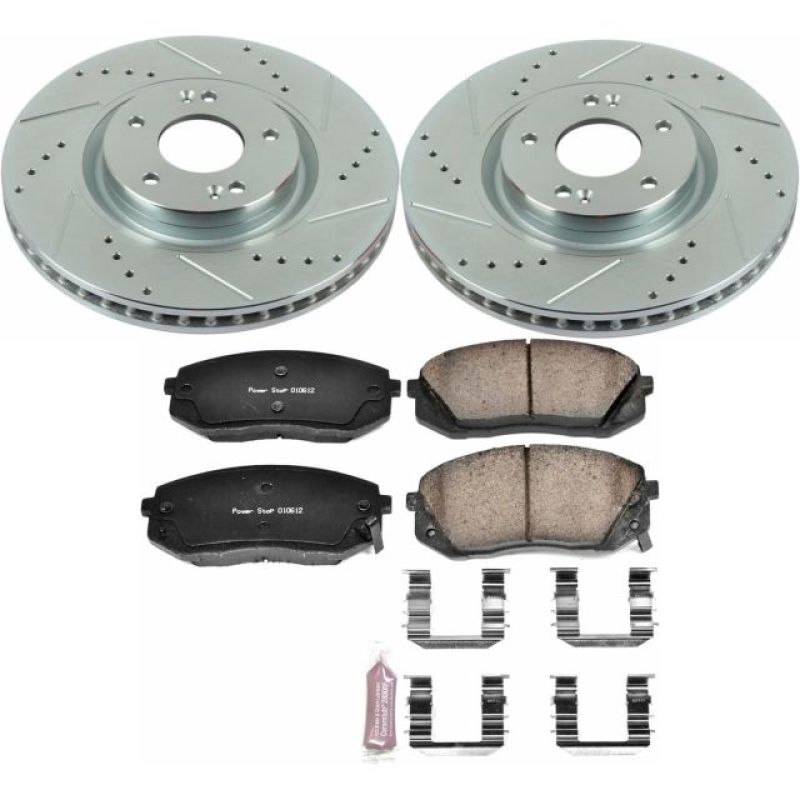 Power Stop 15-16 Hyundai Sonata Front Z23 Evolution Sport Brake Kit