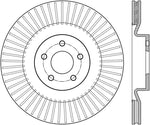 StopTech Sport Slotted 16-18 Ford Focus RS Front Left CRYO Rotor