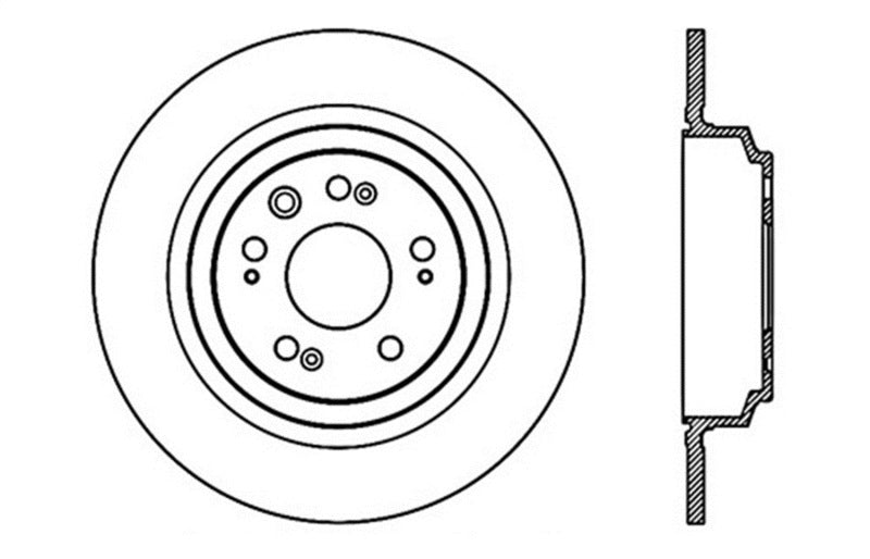 StopTech Slotted & Drilled Sport Brake Rotor